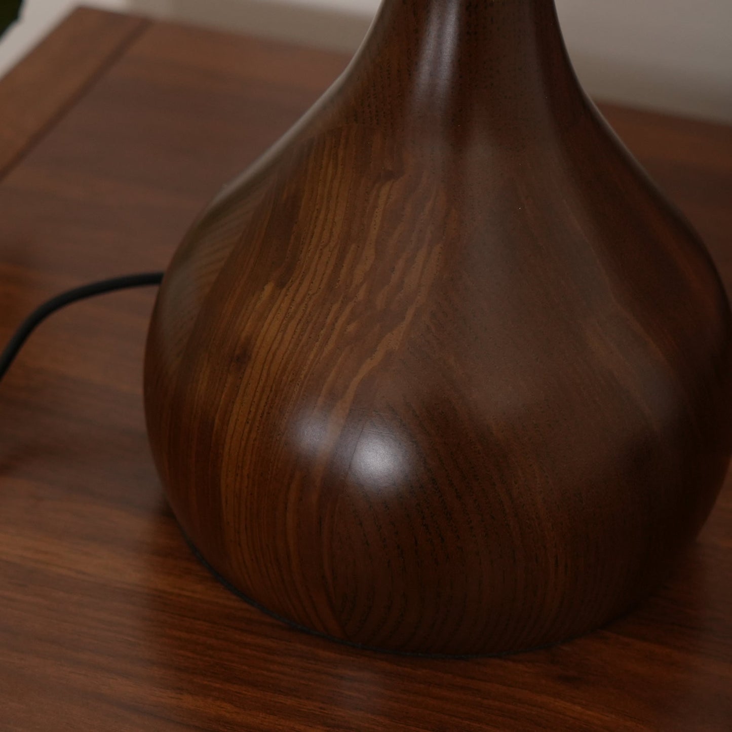 Adjustable LED Glass Table Lamp with Brass and Wood Finish – 3 Color Temperatures 8