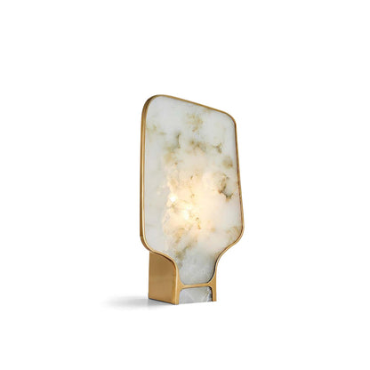 Elegant Alabaster Table Lamp with Intricate Design – 16.9 Height 2