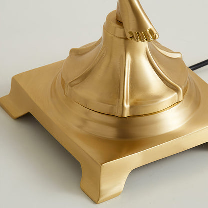 Elegant Angel Crystal Table Lamp – Indoor Lighting with Brass Finish 6