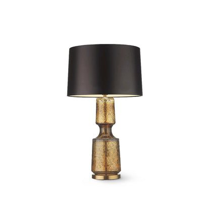 Elegant Teal Table Lamp with Metal and Glass Design – Stylish Bedside or Desk Lamp 2