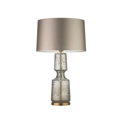 Elegant Teal Table Lamp with Metal and Glass Design – Stylish Bedside or Desk Lamp 5