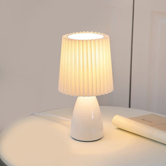 Ceramic Table Lamp with Fabric Shade – Modern Design for Indoor Use 1