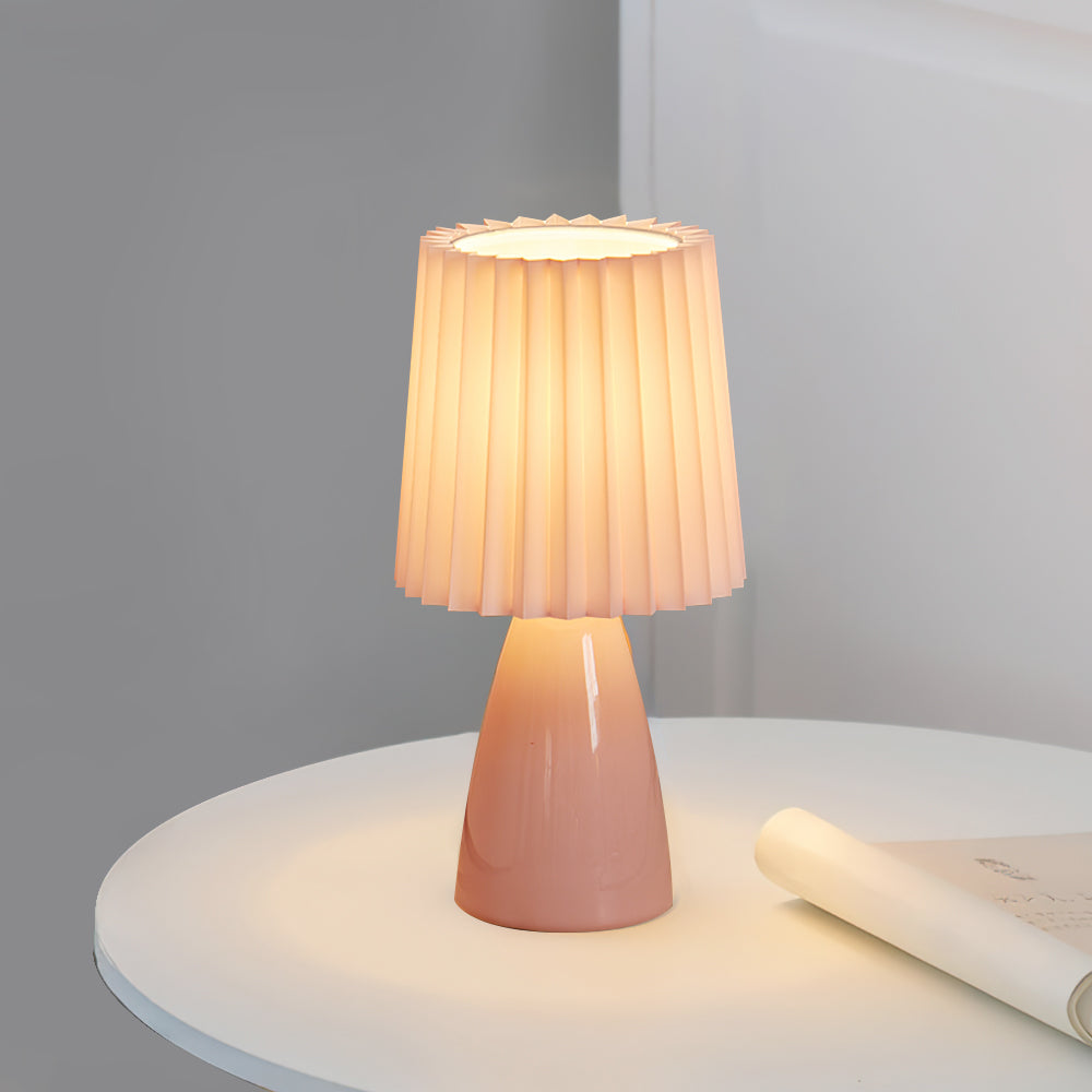 Ceramic Table Lamp with Fabric Shade – Modern Design for Indoor Use 11