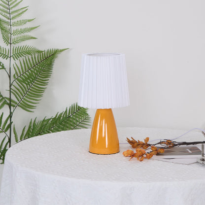 Ceramic Table Lamp with Fabric Shade – Modern Design for Indoor Use 9