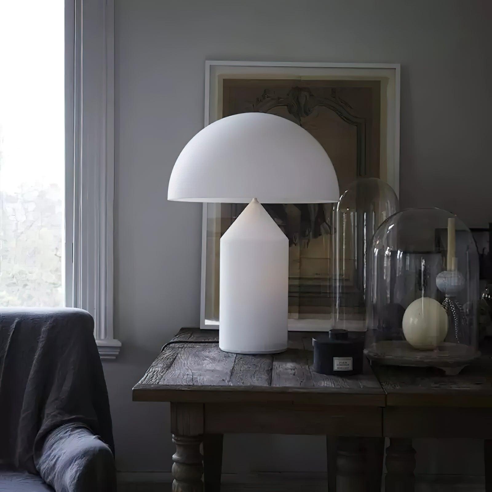 Atollo Glass Table Lamp – Elegant Geometric Design for Home Décor 4