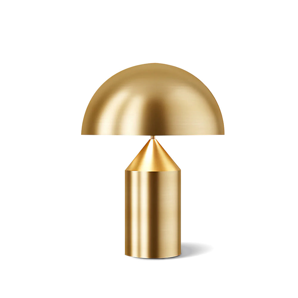 Geometric Metal Table Lamp – Modern Design for Bedroom or Living Room – LED Compatible, Sizes 25cm and 35cm 2