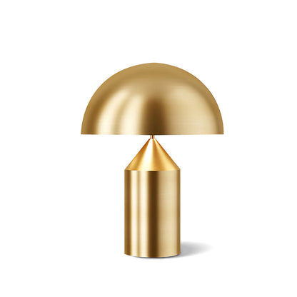 Geometric Metal Table Lamp – Modern Design for Bedroom or Living Room – LED Compatible, Sizes 25cm and 35cm 2