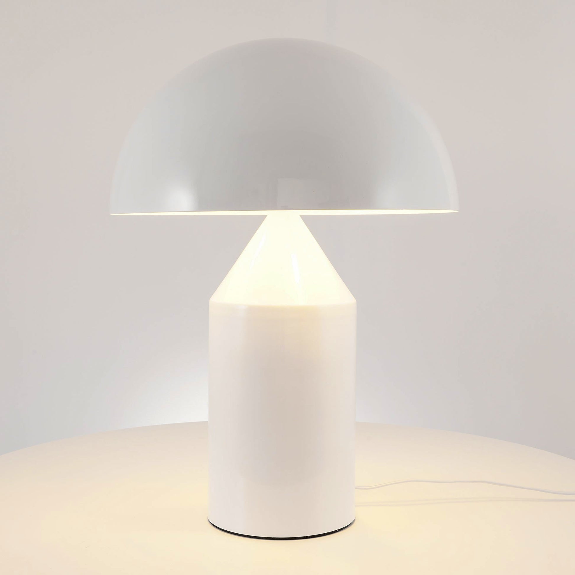 Geometric Metal Table Lamp – Modern Design for Bedroom or Living Room – LED Compatible, Sizes 25cm and 35cm 4