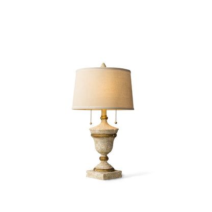 Vintage-Inspired Table Lamp with Antique-Style Base – 30cm for Bedroom or Living Room 2