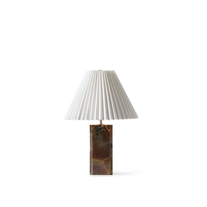 Elegant Marble Table Lamp with Fabric Shade – Stylish Indoor Lighting for Living Room and Bedroom 2