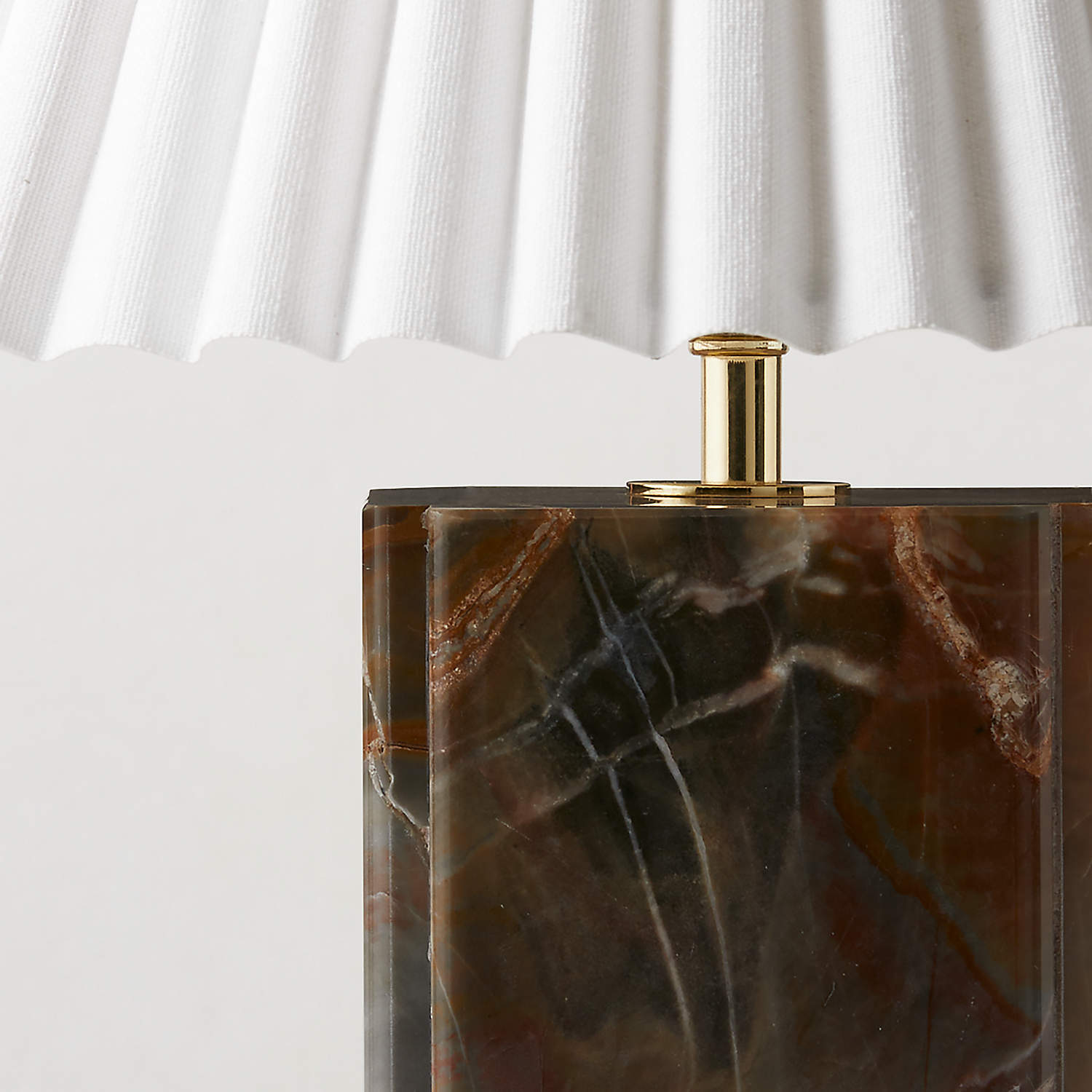 Elegant Marble Table Lamp with Fabric Shade – Stylish Indoor Lighting for Living Room and Bedroom 7