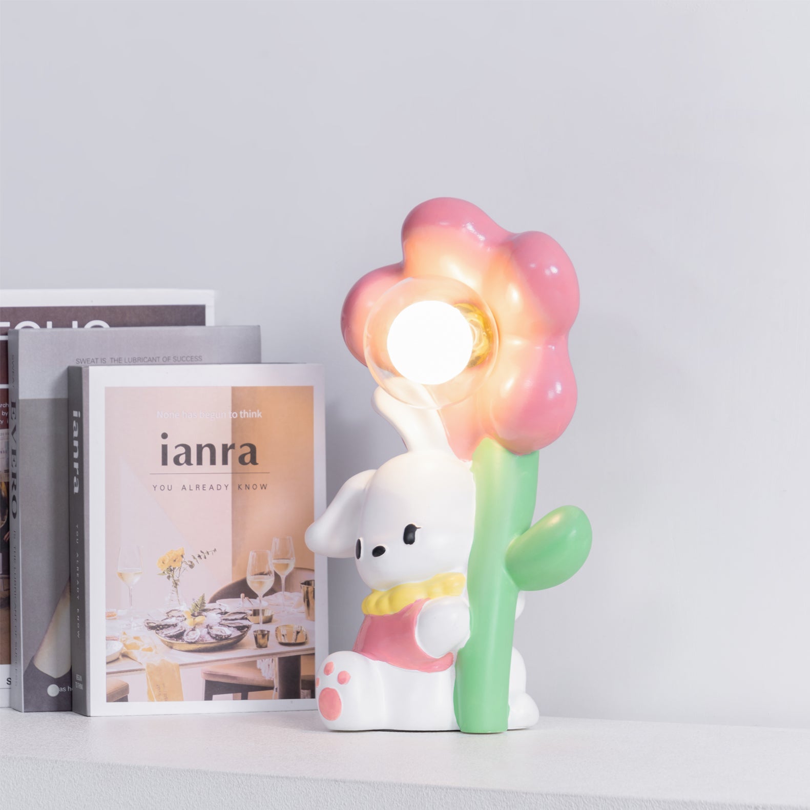 Bunny Table Lamp with LED Light – Adorable Indoor Companion for Kids 6