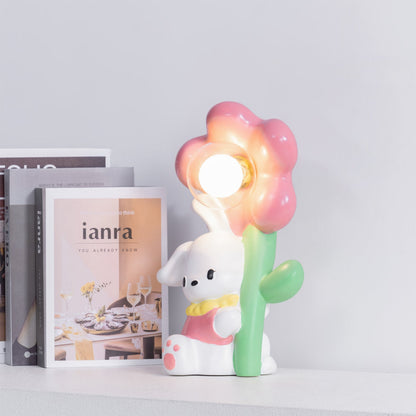 Bunny Table Lamp with LED Light – Adorable Indoor Companion for Kids 6