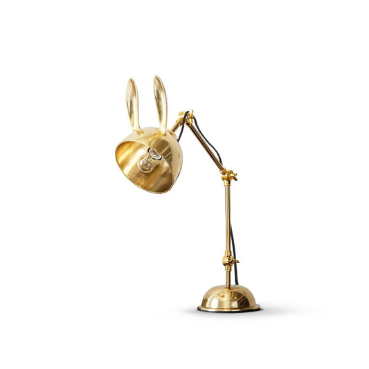 Bunny Task Table Lamp with Gold Finish – Stylish Bedside or Desk Lamp for Bedroom 1