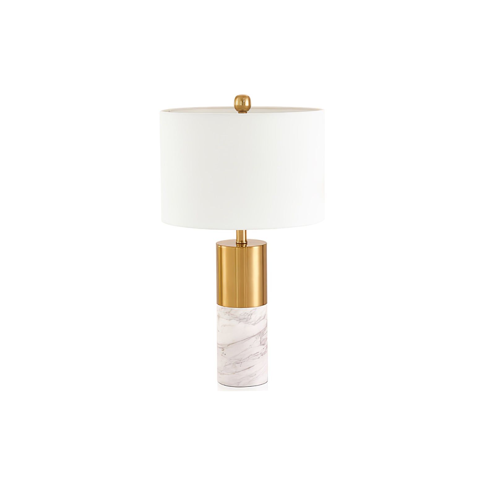 Cairo Marble Table Lamp with Fabric Shade – Elegant Indoor Lighting Fixture 10