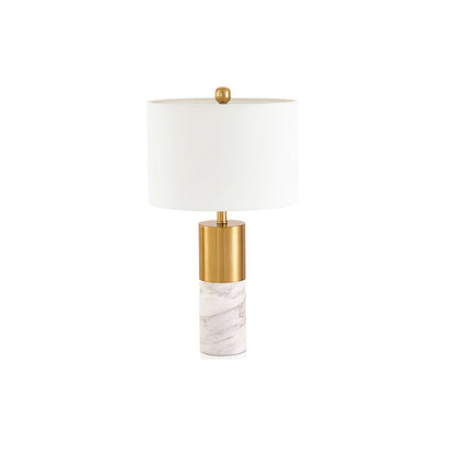 Cairo Marble Table Lamp with Fabric Shade – Elegant Indoor Lighting Fixture 10