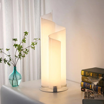 Modern Spiral Table Lamp with Integrated LED – 22cm Diameter, 77cm Height 3