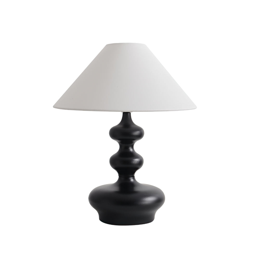 Modern Table Lamp with Wood Base and Fabric Shade – 45cm Height 10