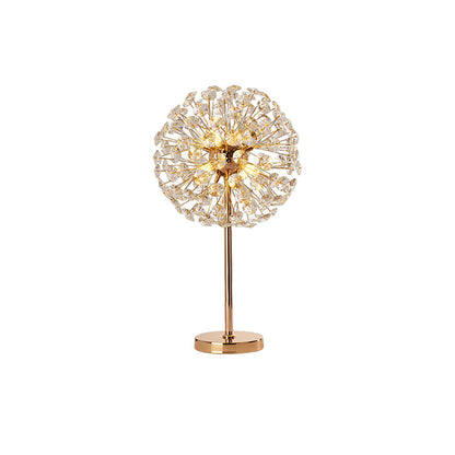 Elegant Crystal Dandelion Table Lamp – 30cm, Indoor Bedroom or Desk Lighting 1