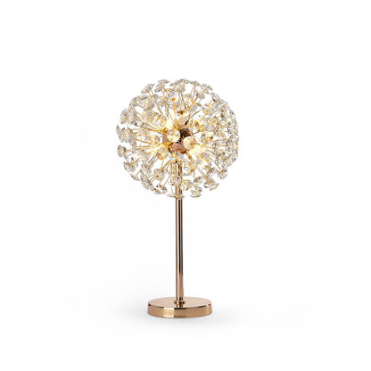 Elegant Crystal Dandelion Table Lamp – 30cm, Indoor Bedroom or Desk Lighting 2