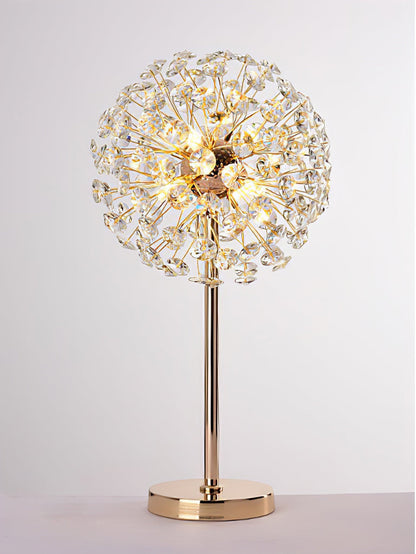 Elegant Crystal Dandelion Table Lamp – 30cm, Indoor Bedroom or Desk Lighting 5