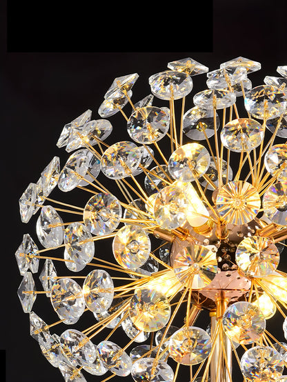 Elegant Crystal Dandelion Table Lamp – 30cm, Indoor Bedroom or Desk Lighting 9