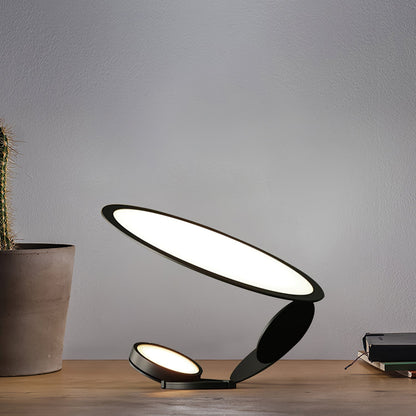 Modern Cut Table Lamp with Integrated LED – Stylish Indoor Lighting Fixture 4
