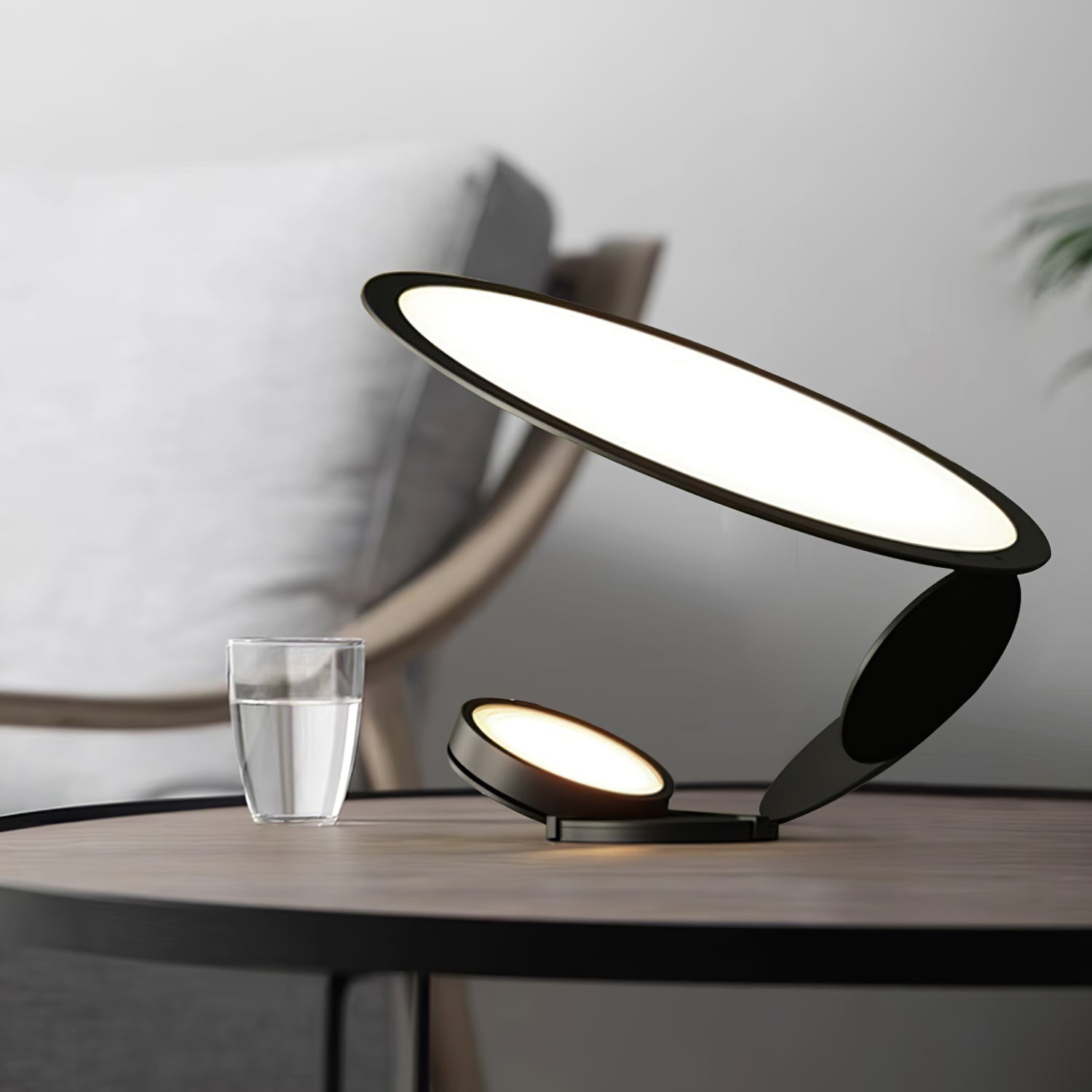 Modern Cut Table Lamp with Integrated LED – Stylish Indoor Lighting Fixture 5