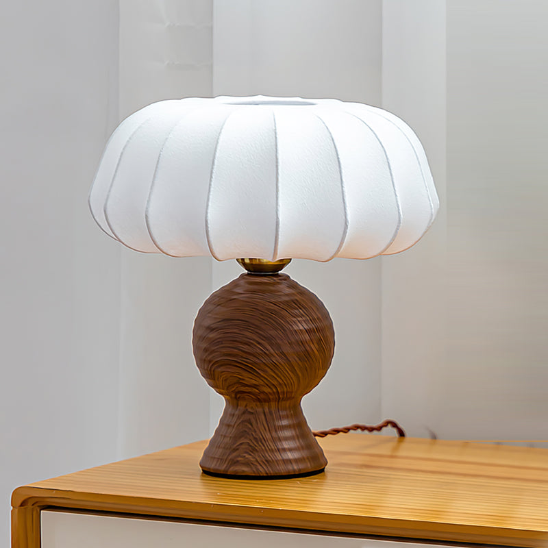Contemporary Table Lamp with Fabric Shade and Metal Base for Bedroom or Living Room 13