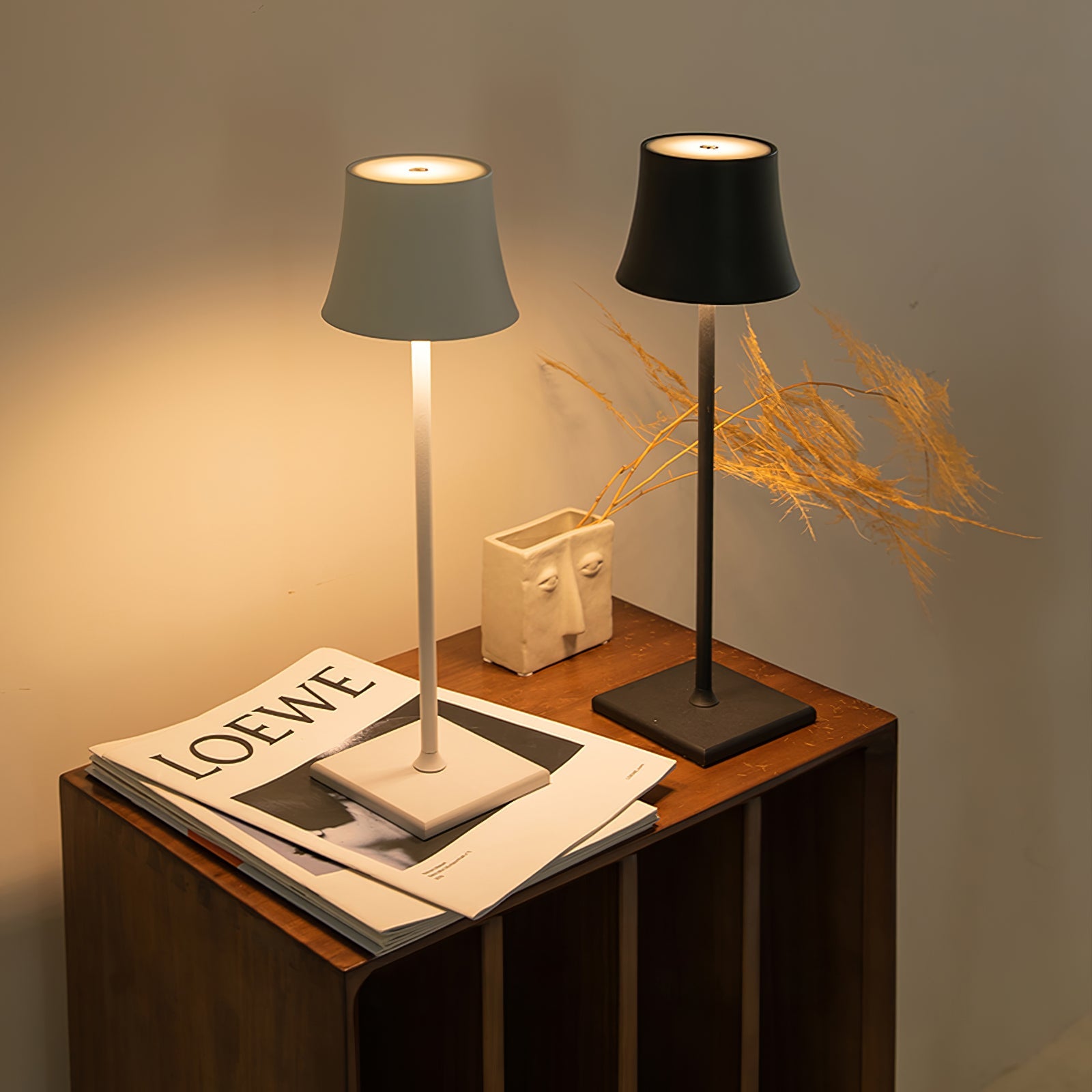 Portable LED Table Lamp with Built-in Battery – Dimmable Touch Control 5