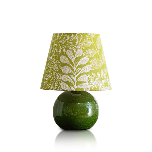 Dolly Table Lamp with Ceramic Base and Fabric Shade – Elegant Bedside or Desk Lamp 1