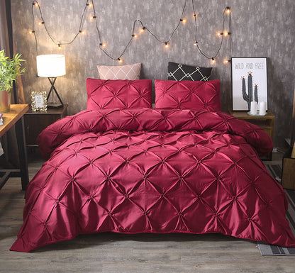 King Size Duvet Cover Set White Cotton Hypoallergenic 7
