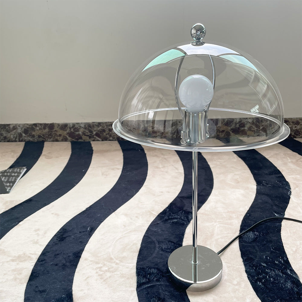 Modern Table Lamp with Metal and Acrylic Design - Ideal Bedside or Desk Lamp for Living Room and Bedroom 8