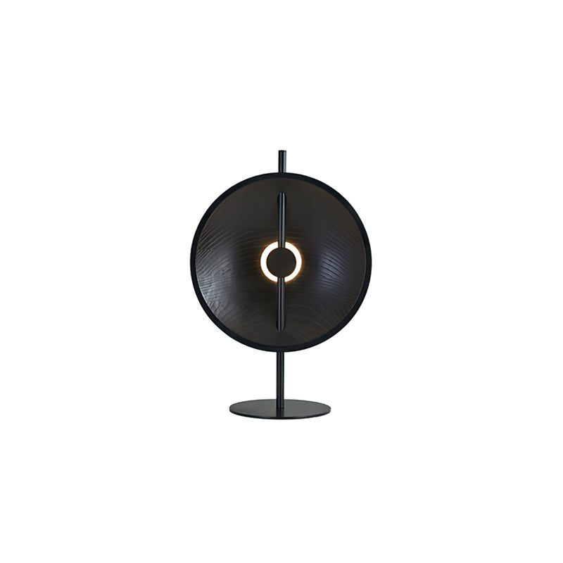 Modern Table Lamp with Wood Shade and Metal Base – Stylish Desk or Bedside Lamp 7