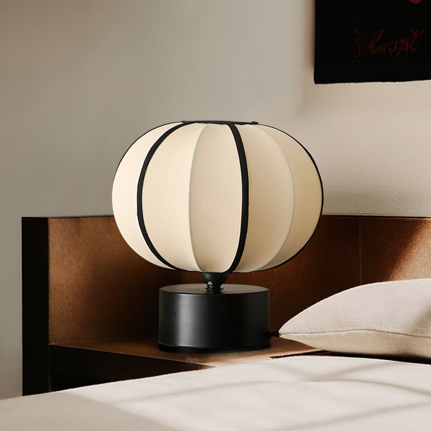Modern Table Lamp with Unique Fabric Design for Desk or Table – Bright Indoor Lighting 3
