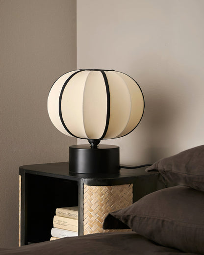 Modern Table Lamp with Unique Fabric Design for Desk or Table – Bright Indoor Lighting 5