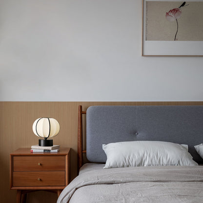 Modern Table Lamp with Unique Fabric Design for Desk or Table – Bright Indoor Lighting 9