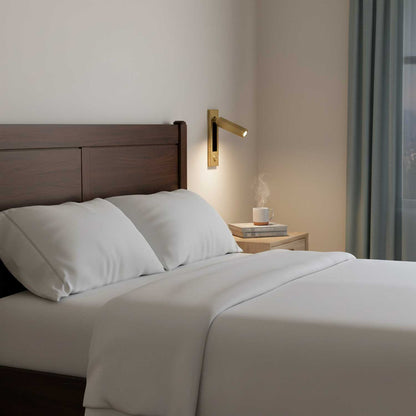 Adjustable LED Wall Sconce with Integrated Switch – Modern Space-Saving Design 9