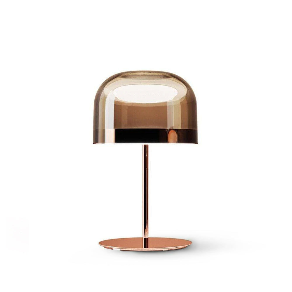 Contemporary LED Table Lamp with Metal and Glass Design – Warm Light for Bedroom or Living Room 2