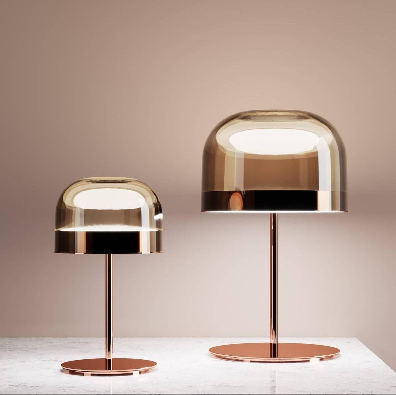 Contemporary LED Table Lamp with Metal and Glass Design – Warm Light for Bedroom or Living Room 4