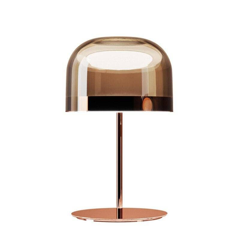 Contemporary LED Table Lamp with Metal and Glass Design – Warm Light for Bedroom or Living Room 10