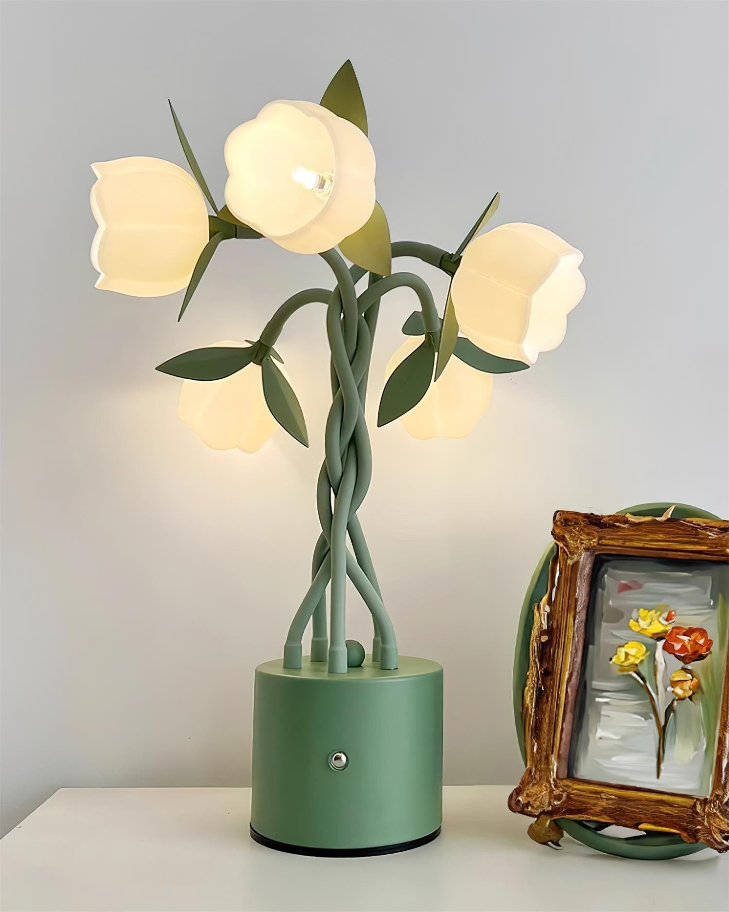 Faira Flower Table Lamp – Elegant Floral Design with Soft Ambient Glow 6