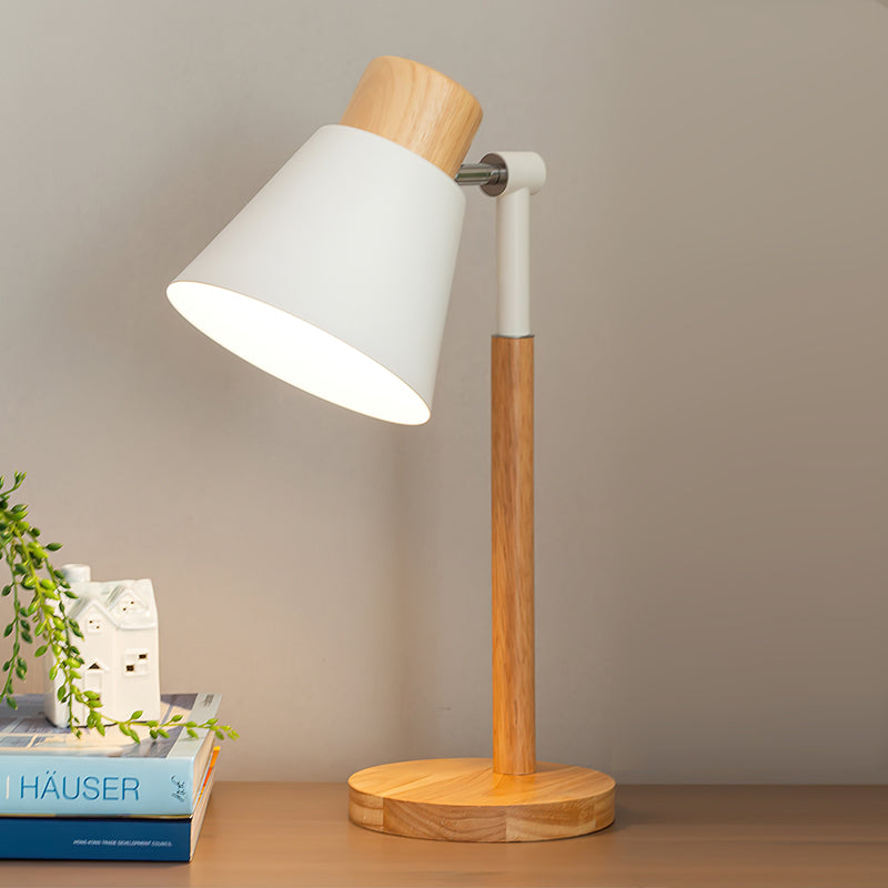 Modern Table Lamp with Wood Accent and Bird Figure – Stylish Bedside or Desk Lamp 3