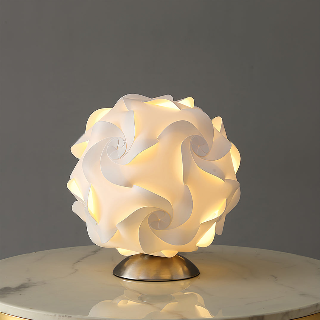 Elegant Flower Table Lamp with LED Bulb – Stylish Indoor Lighting Fixture 3