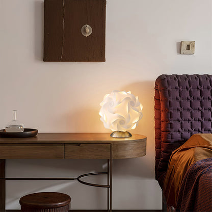 Elegant Flower Table Lamp with LED Bulb – Stylish Indoor Lighting Fixture 8