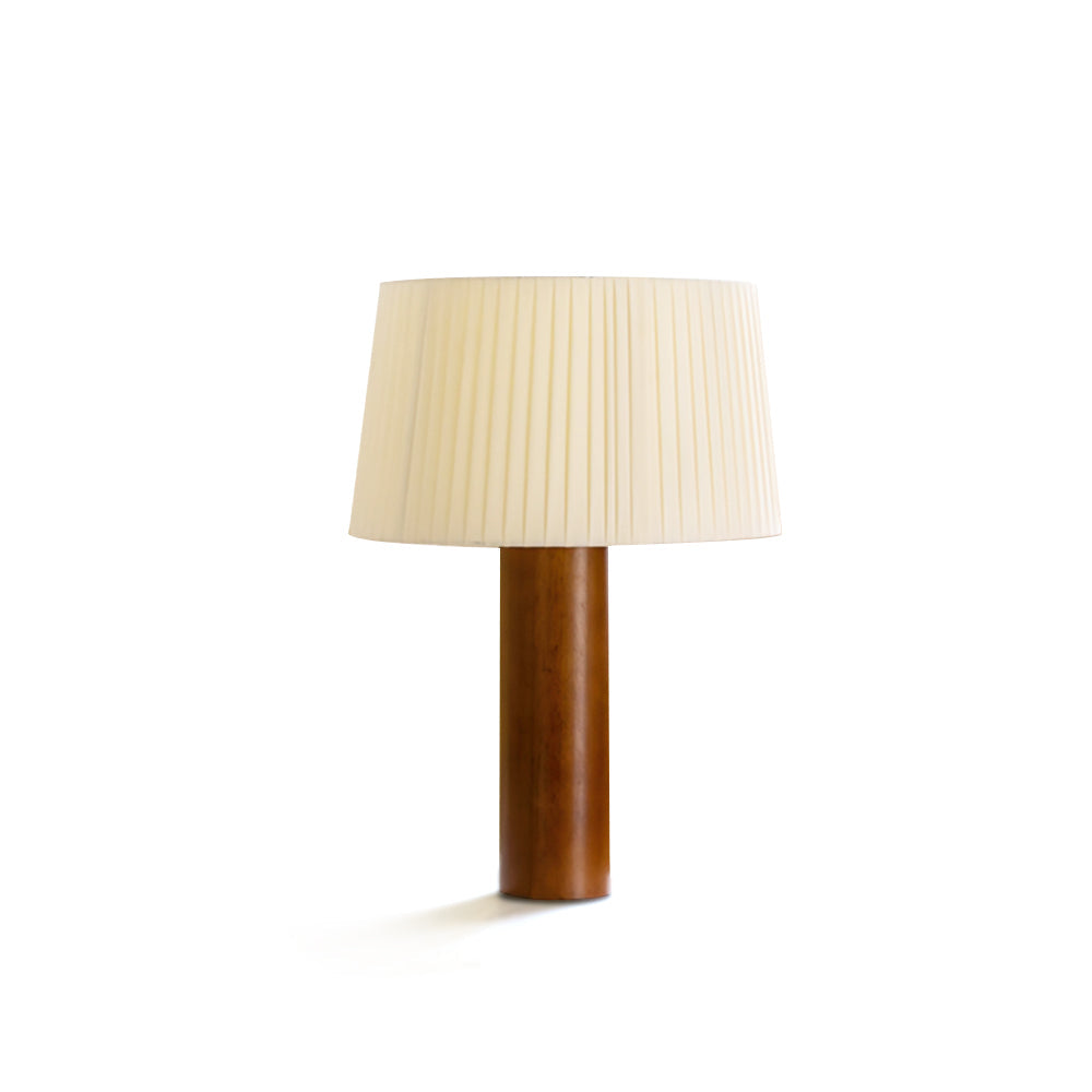 Gallissa Table Lamp with Wooden Base and Fabric Shade – Elegant Indoor Lighting 2
