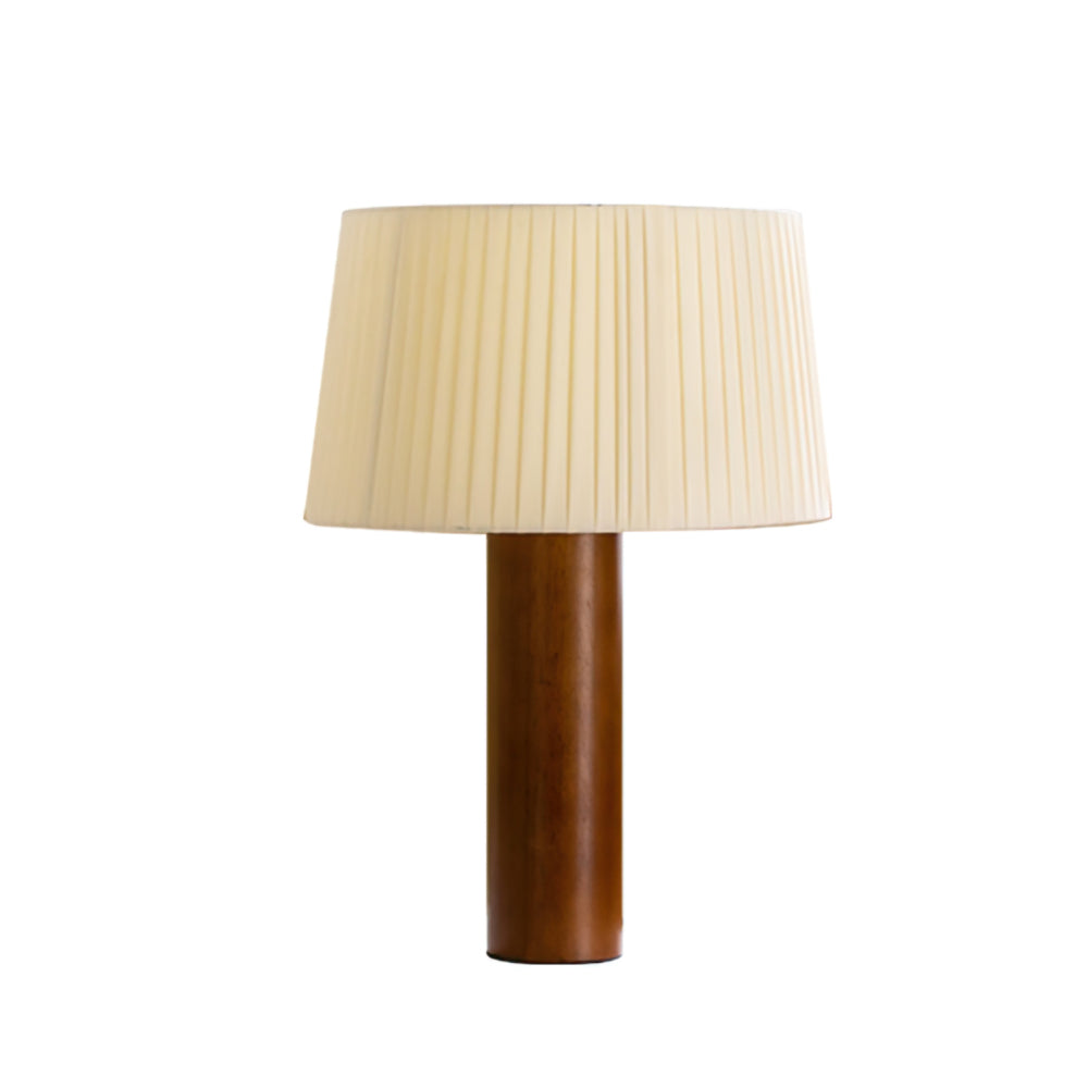 Gallissa Table Lamp with Wooden Base and Fabric Shade – Elegant Indoor Lighting 10