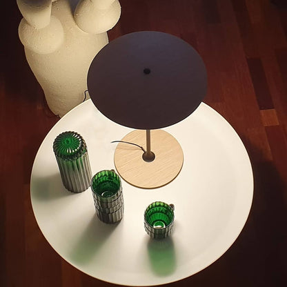 Ginger LED Table Lamp with Warm Light – Aluminum Structure, 35cm Diameter 7
