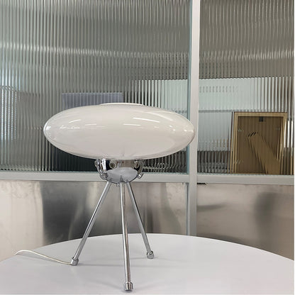 Contemporary Glass UFO Table Lamp with Elegant Design – 30cm Diameter 5