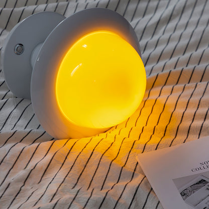 Glow Egg Table Lamp - Modern Cordless Design with Integrated LED for Bedside or Desk 4